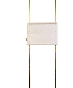 13401HBG - Support cassette radio sur coulisses - H 200 cm