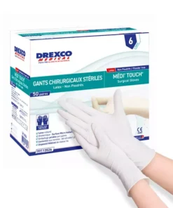 13526 - Gant latex stérile non poudré - 6