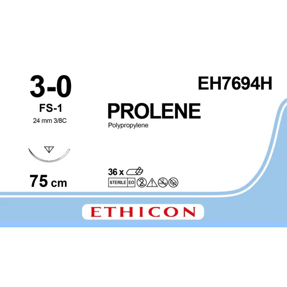 15096 - Suture Prolène - 24mm - 75 cm