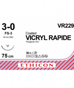 15624 - Suture Vicryl Rapide - 16 mm - 75 cm