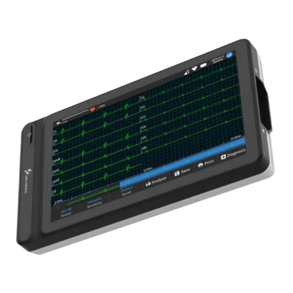 18000 - Electrocardiographe - LCD couleur tactile 7 pouces, 1024 x 600 pixels