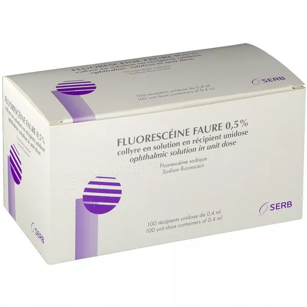 3400932575442 - Fluorescéine Faure 0,5 % - 0,005