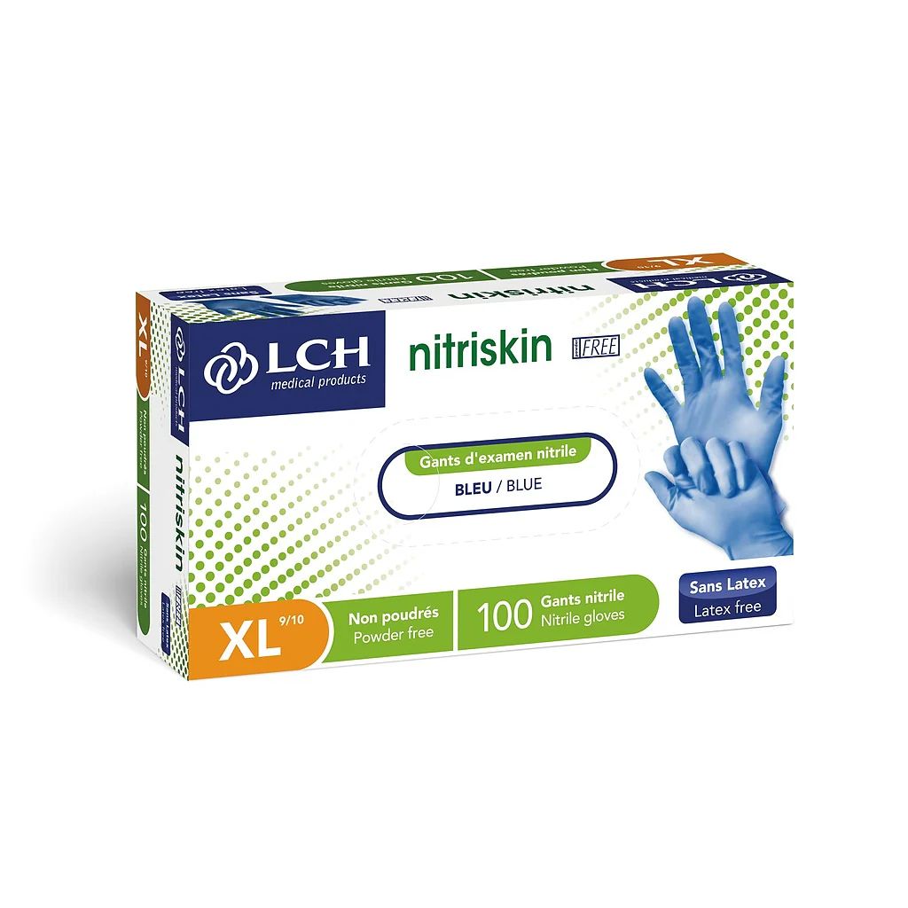 39680 - Gant nitrile non poudré - 9-10