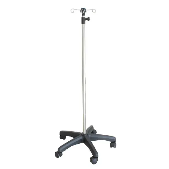 55786 - Pied à sérum - Hauteur réglable : de 120 cm à 211 cm