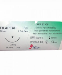 61002 - Suture Optime - 6/0 - 12mm - 90cm