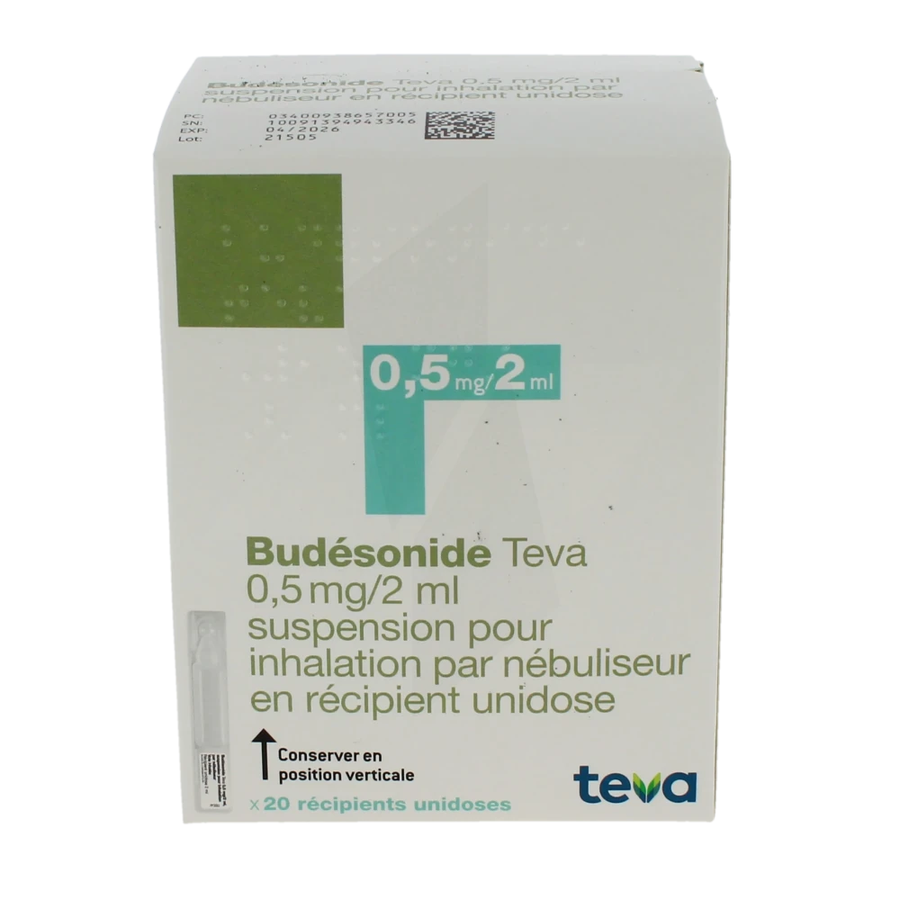 3400938657005 - Budésonide - 0,5 mg / 2 ml
