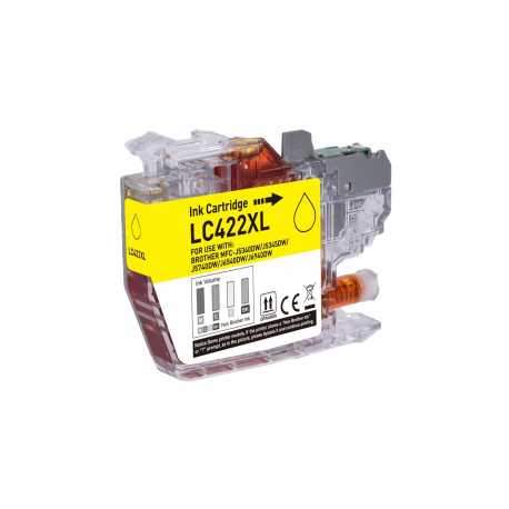 LC422XLY-C - Cartouche compatible Brother - LC422XLY C