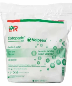 19089 - Coton carré  - 5 x 5 cm