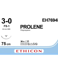 EH7694H - Suture Prolène - 24mm - 75 cm