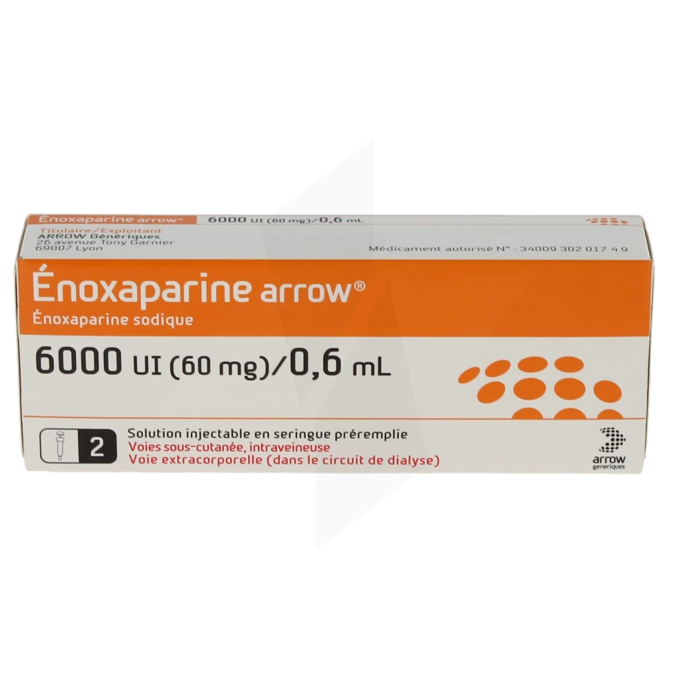 3400930201749 - Enoxaparine - 60 Mg)/0,6 Ml