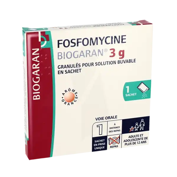3400939423814 - Fosfomycine - 3 g