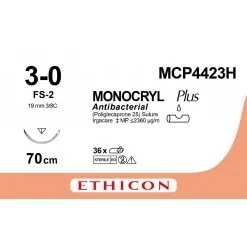 MCP4423H - Suture Monocryl - 19 mm - 70 cm