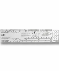 19155 - Règle ECG - L 242 x l 50 mm