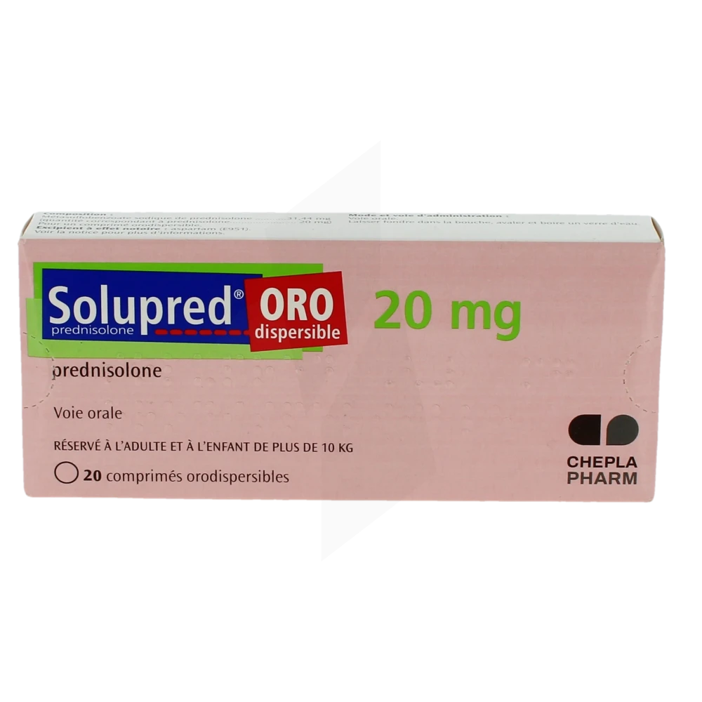 3400934936876 - Solupred - 20 mg