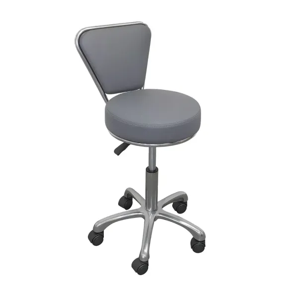 55707 - Tabouret pied métal - De 46 à 60 cm