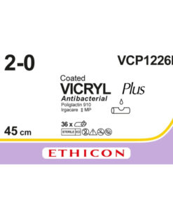 VCP1226H - Suture Vicryl - 2-0 6 x 45 cm