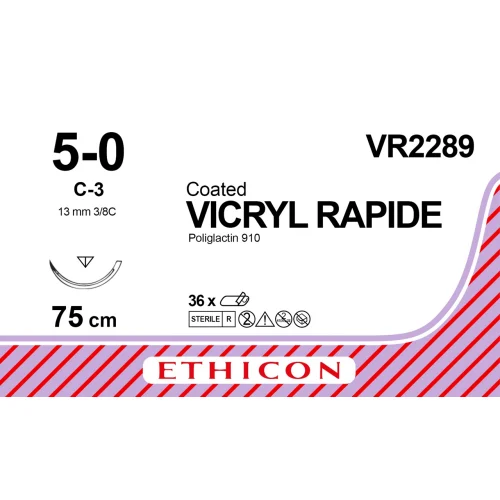 VR2289 - Suture Vicryl Rapide - 13 mm - 75 cm